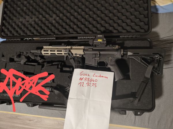 GHK Mk16 Geissele Forged Receiver.