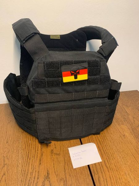  Schutzweste mit Gummi Plates (Neuwertig)