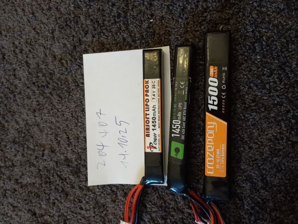 Akkus, 11,1V und 7,4V