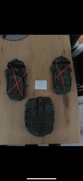 Molle Pouch Set Oliv Grün