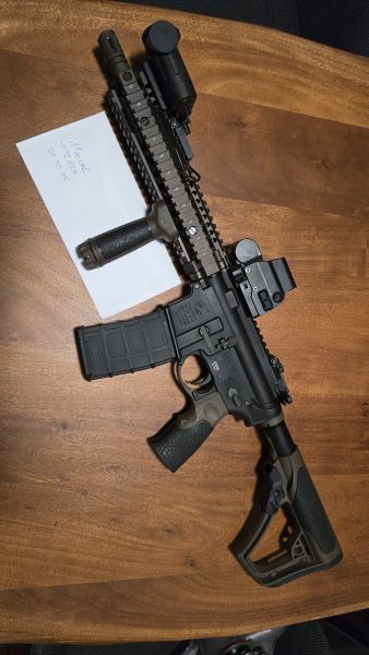 GHK [] Colt / DD MK18 + original DD Furniture Set und zweiten lower reciever [] GBB [] Neuwertig