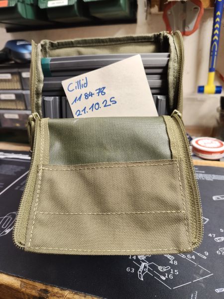 8x 120 round Polymer midcap mag Airsoft + molle carrierpouch