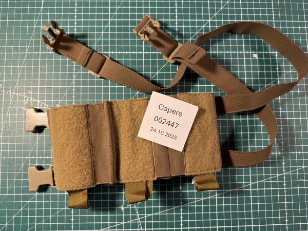 [V] MYOG 3x Bandoleer / Triple Mag Placard, Coyote Brown