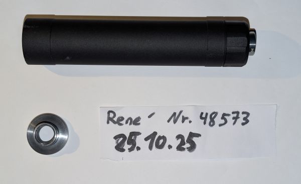 Crusader TR45S Aluminium Schalldämpfer inkl. 16mm+ / 14mm- Adapter