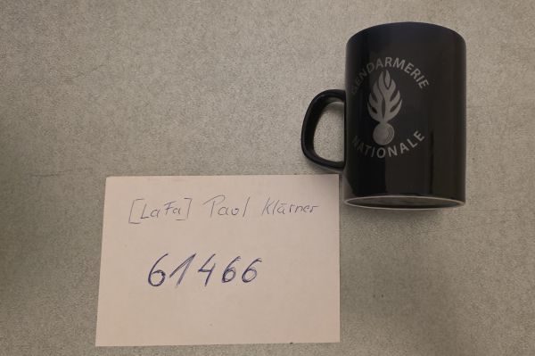 Gendarmerie Tasse Keramik 