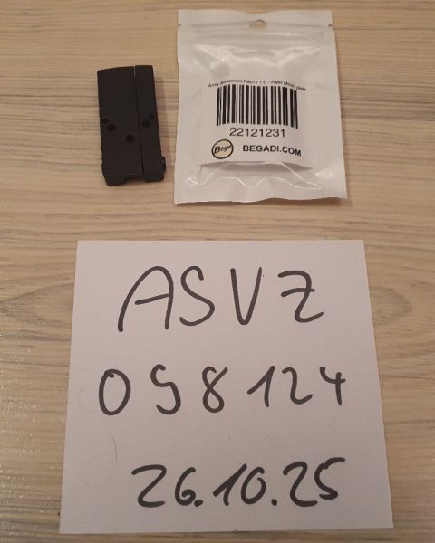 Army Armament Red Dot Mount Plate (flach) für R601 HiCapa GBB Serie