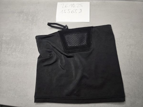 Neck Gaiter mit Mundschutz Gitter schwarz
