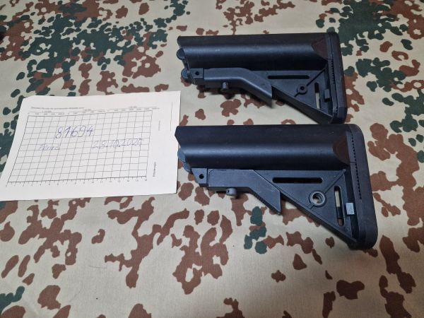 2× Mk18 Mod 0 LMT Crane Stock Black