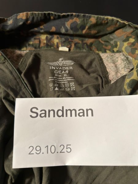 Invader Gear Combat Shirt · Größe XL · Flecktarn · 1mal getragen