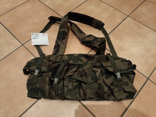 Chest Rig, Tarnmuster Woodland