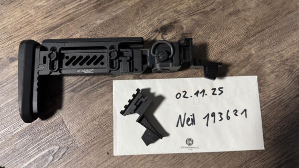 Zenitco PT-5 Stock + Picatinny 1913 für Tokyo Marui AKM/AKX GBB