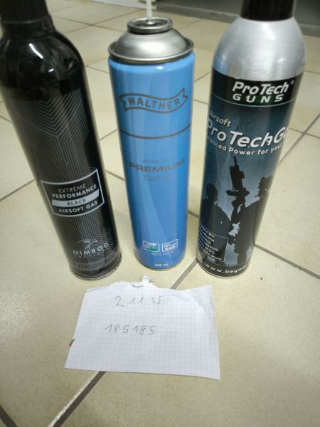 Nimrod, BlackGas - Begadi, GreenGas - Walther, GreenGas