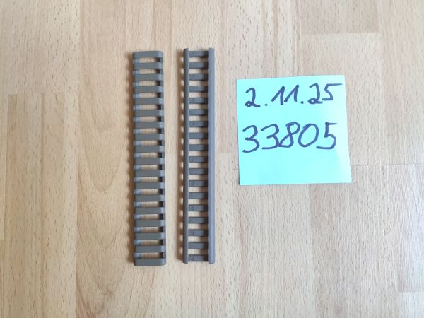 2x Original Ergogrips Ladder Rail Panel FDE 18-Slot 7 inch