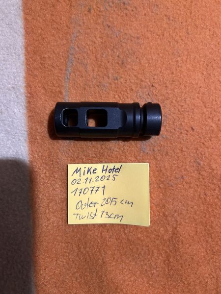 Flashhider Stahl 14mm-