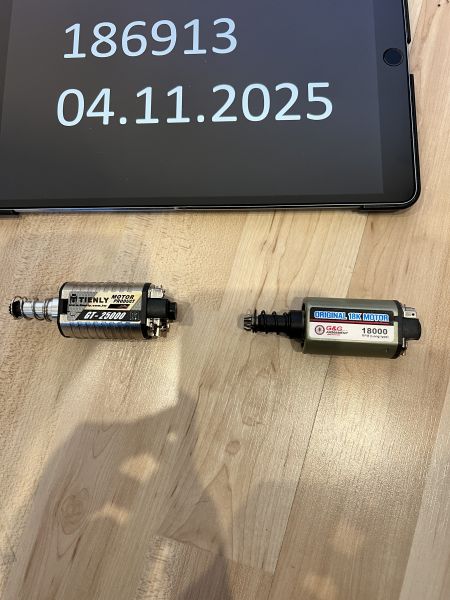 Motor G&G 18k + Tienly GT25000 