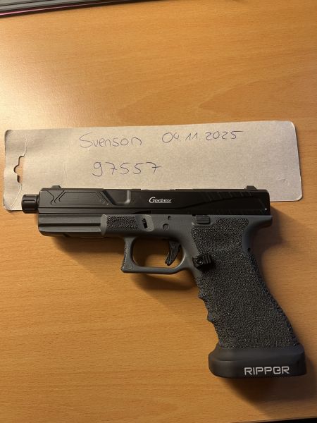 Army Armament R17 Gladiator GBB, Glock 17, Backup, Pistole