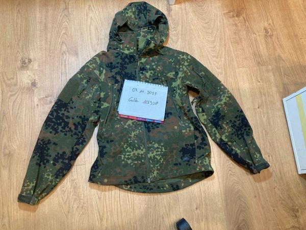 Helikontex Gunfighter Jacket Shark Skin Windblocker flecktarn Größe L