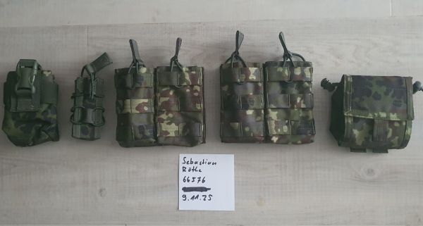 Flecktarn Pouch Set 