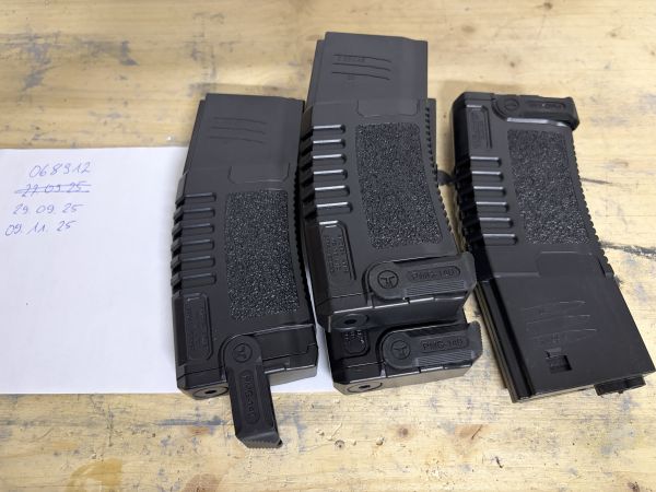 18x Magazin Konvolut, M4 / G36 / AK, PMAG, Ares, Stahlblech