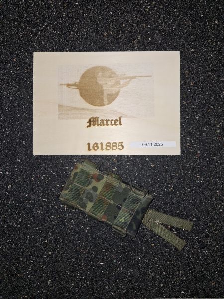Schnellzieh-Magazintasche G36/M4 (5farb-flecktarn)
