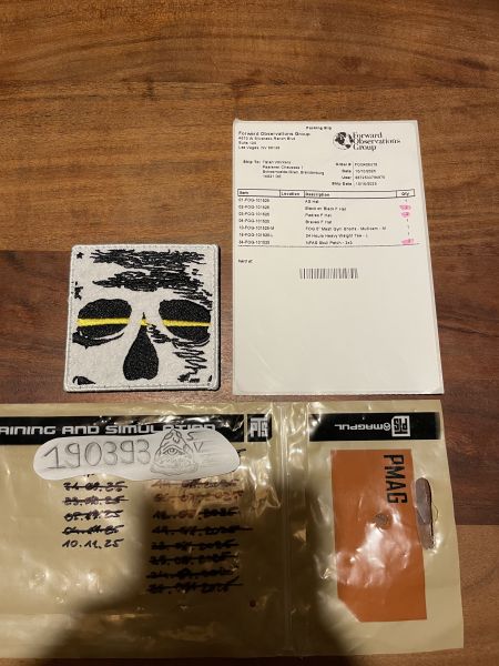 Forward Observations Group NFAS Skull Snake Patch FOG