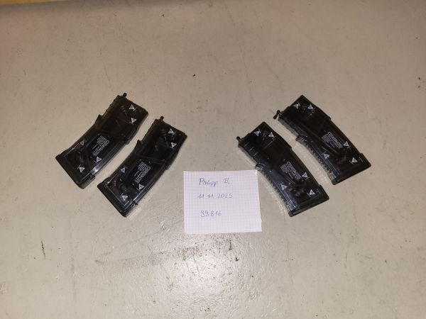 G&G M4 / M16 Competition Polycarbonate-Magazin Mid-Cap 105 Schuss grau-transparent