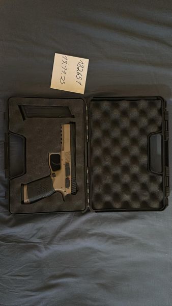 KJ Works CZ P-09 Duty|Metallschlitten|Flat Dark Earth