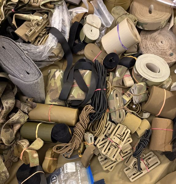 MYOG Stoff, Schnallen usw.: Cordura, Crye Multicam, AOR1, Flecktarn, ITW Nexus …
