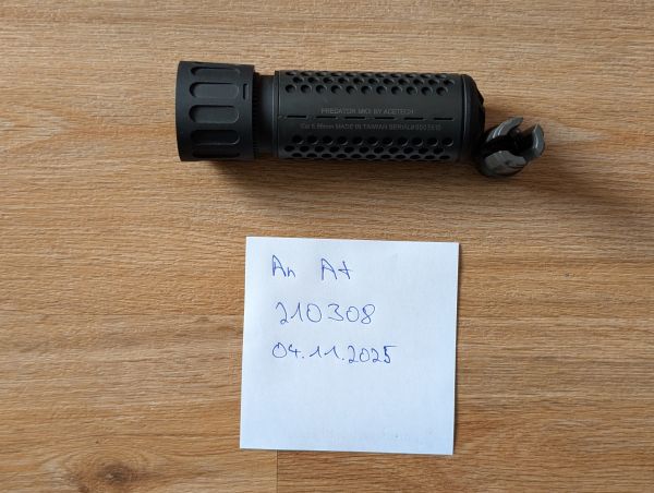 Acetech Predator MK II (KAC QDC) Schalldämpfer inkl. Brighter C Tracer Unit mit MFD