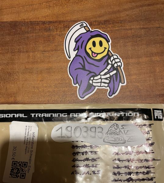 AOTD Afraid of the Dark „Reaper“ Slap Sticker FOG