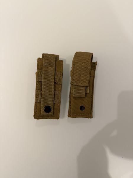 2x Tan Magazintasche 