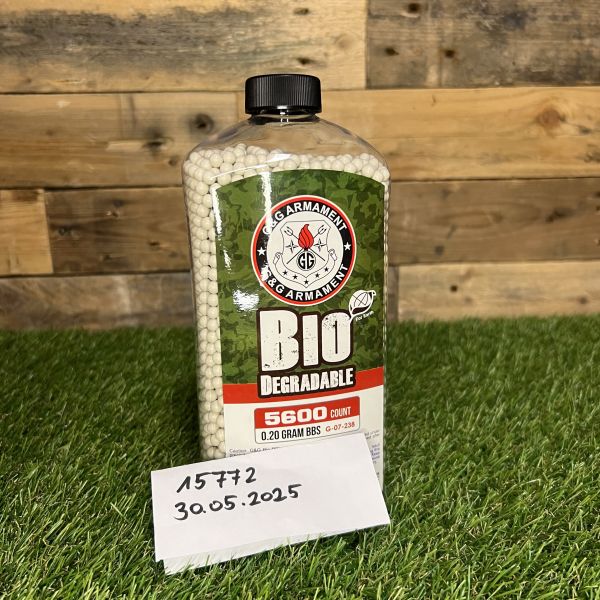 G&G Bio Precision BBs 6 mm weiß 0,20 g / 5600 rds
