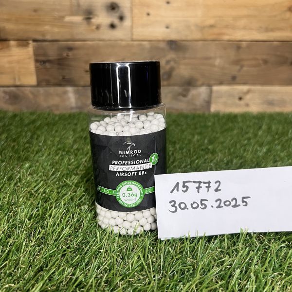 Nimrod 6mm Bio BB Professional Performance weiß 0,36 g / 1000 rds