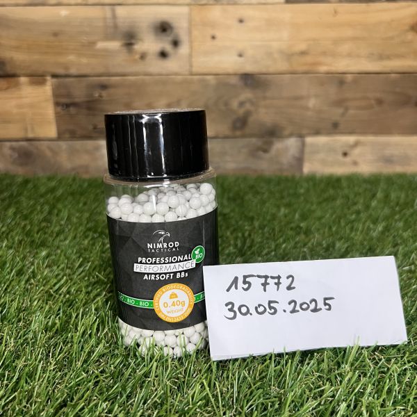 Nimrod 6mm Bio BB Professional Performance weiß 0,40 g / 1000 rds