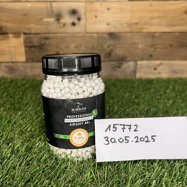 Nimrod 6mm Bio BB Professional Performance weiß 0,40 g / 2000 rds