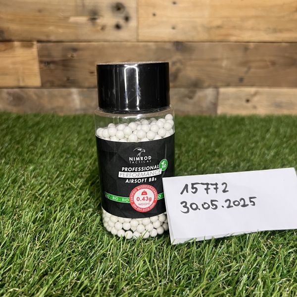 Nimrod 6mm Bio BB Professional Performance weiß 0,43 g / 1000 rds