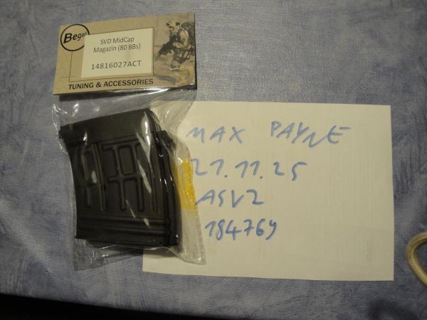 SVD Dragunov Magazin Nagel Neu in OVP