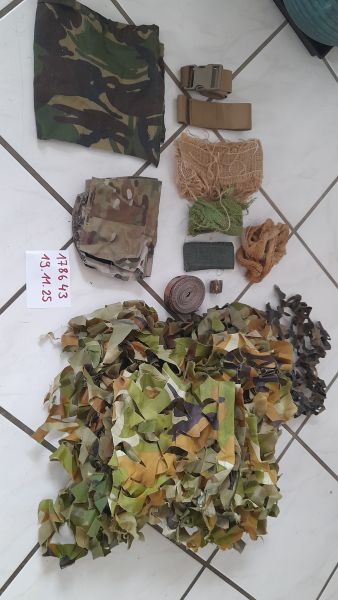 Tarnnetz Reste Jute Tarnung gun camo Sniper Deco