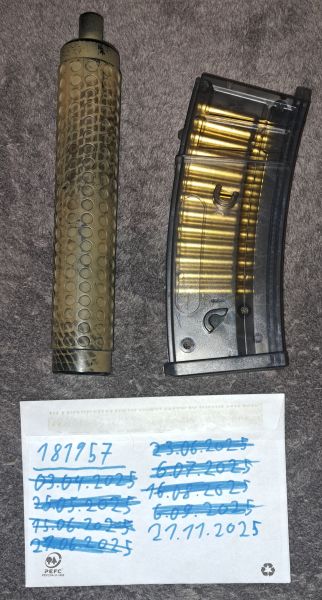 Schalldämpfer und G36 Magazin 
