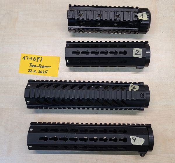 Vollmetall Handguards 7 bis 10 Zoll neuwertig M4 MK18 