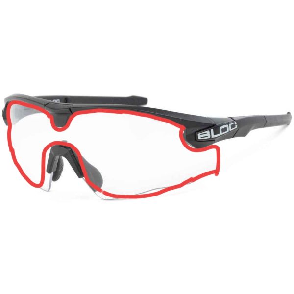 !! NUR neue linse!!!  BLOC Tactical LYNX REPLACEMENT CLEAR LENS Nachrüstlinse