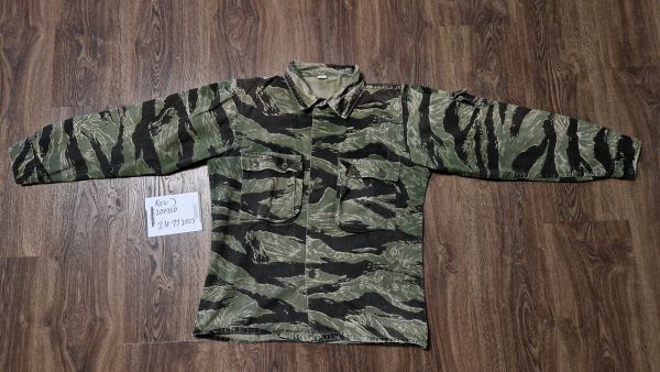 US Army BDU Feldjacke Tiger Stripe Vietnam Größe M