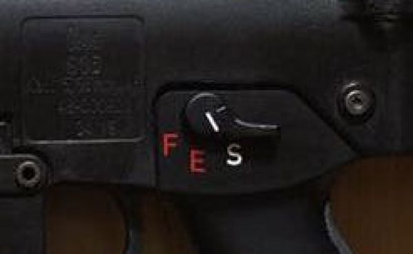 S-E-F Aufkleber für G36 / MP5 Griffstück in Originalgröße (7mm) SEF Decals