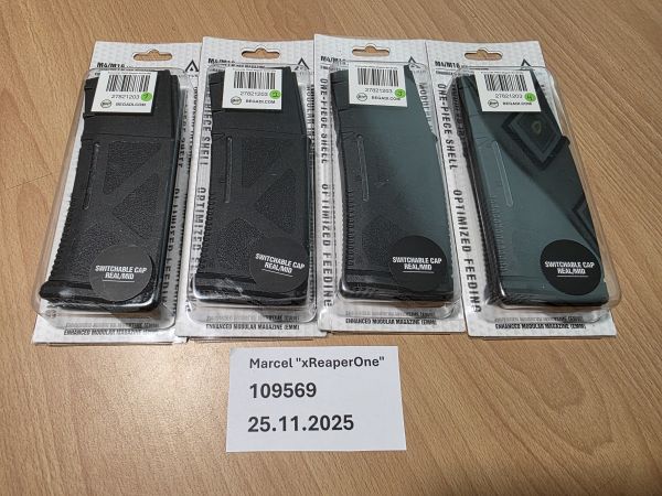 4x Arcturus M4 / M16 Kunststoff Midcap Magazin (30 / 130 BBs)