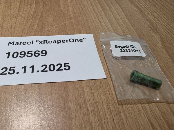 Begadi PRO CNC Nozzle aus 7075 Aluminium mit Doppel O-Ring -21.15mm-