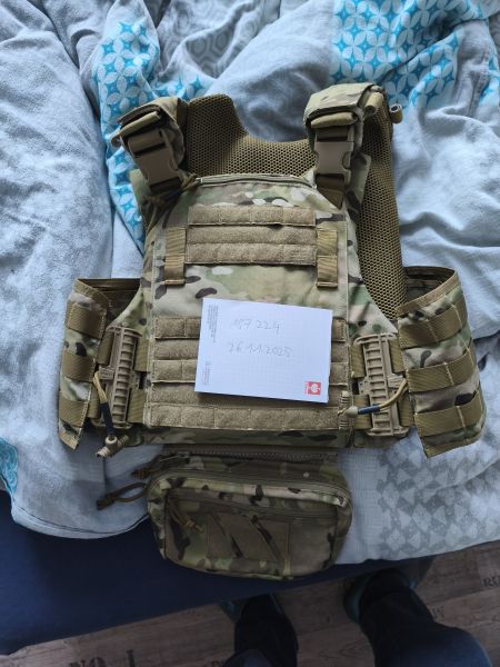 Plattenträger + Platten + Drop Down Pouch