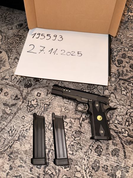 WE Hi-Capa 5.1K Airsoft-Pistole – Zuverlässig, starker Blowback