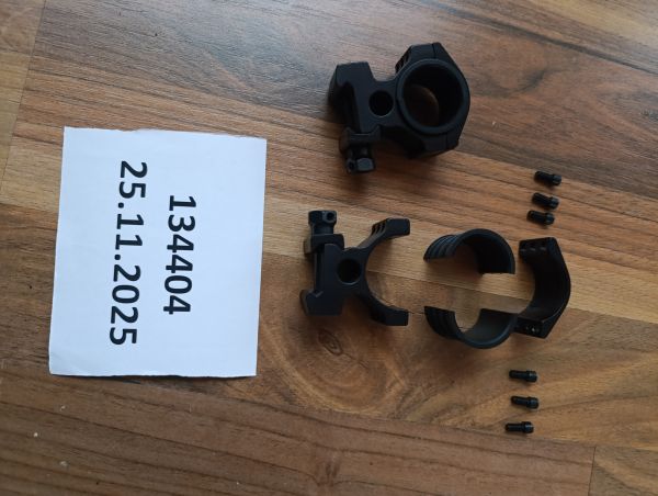 1 Paar Scope-Ringe 30mm mit Reduzierhülsen auf 25mm