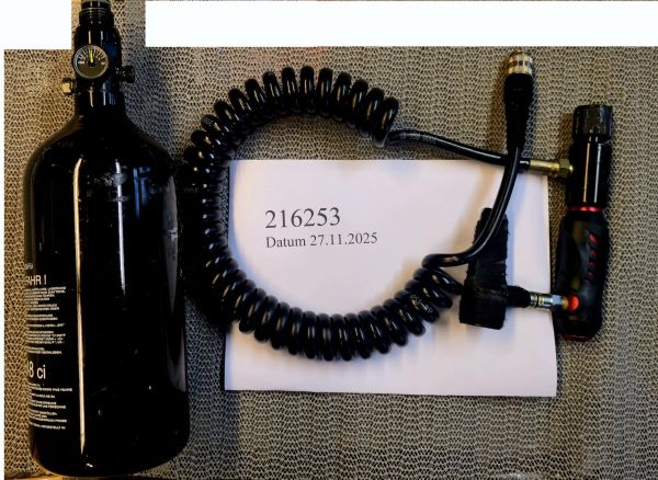 HPA Flasche - Anschluss