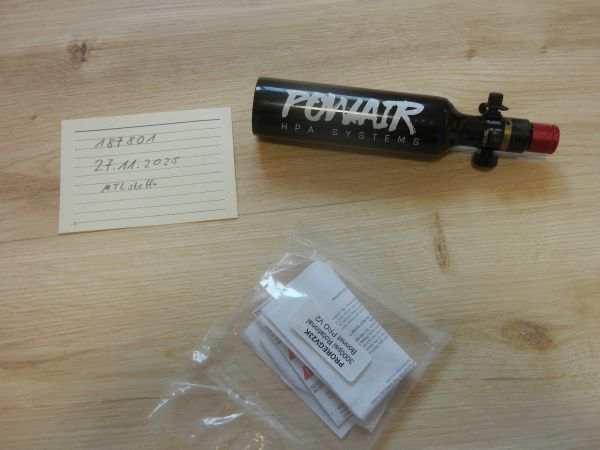 PowAir 0,2 liter hpa flsche alu mit ninja v2 pro regulator